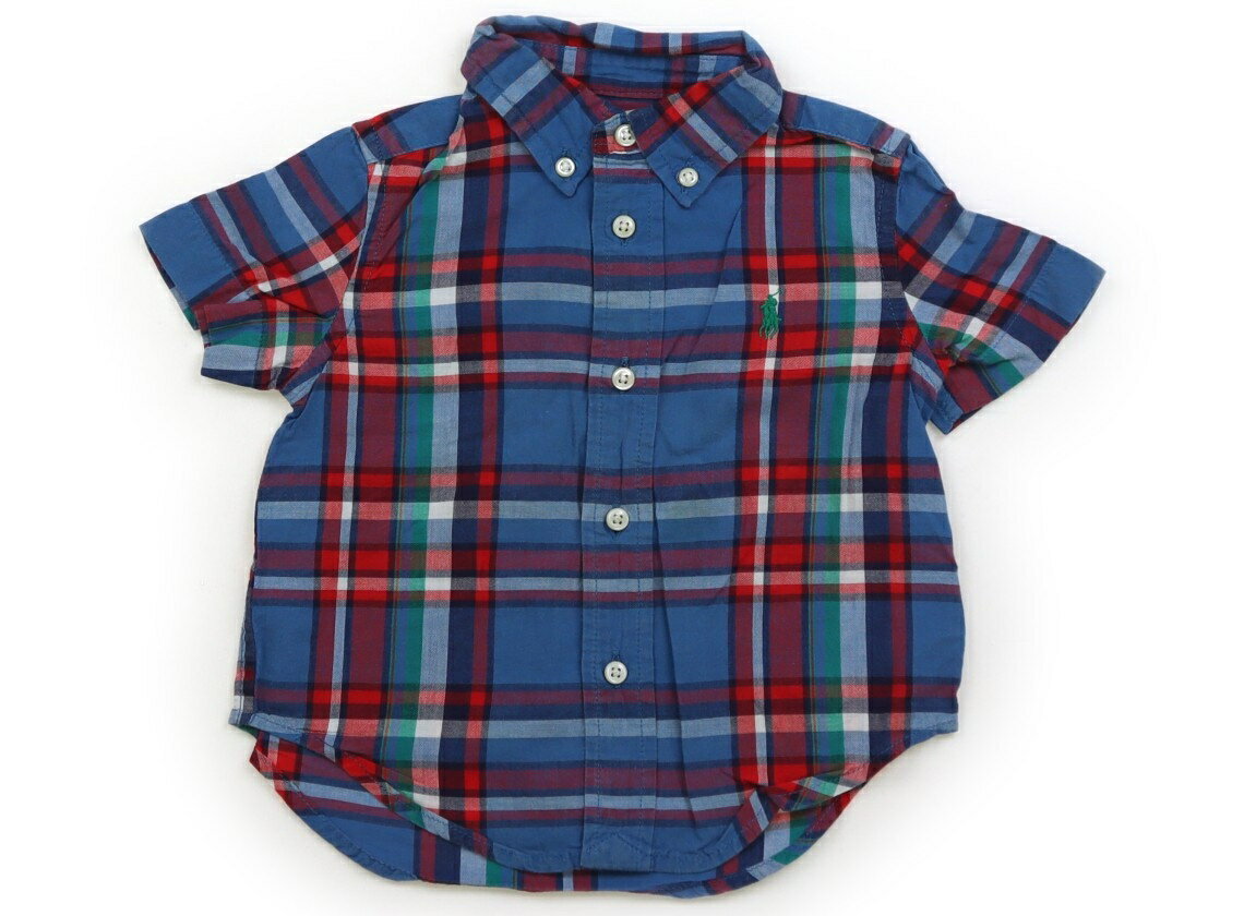 ラルフローレン Ralph Lauren シャツ・ブラウス 80 男の子 青 、赤、チェック 子供服 ベビー服 キッズ アウトレット ユーズド 【中古】キッズ・ベビー・マタニティ