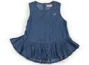 メゾピアノ mezzo piano チュニック 130 女の子 ライトブルー 子供服 ベビー服 キッズ アウトレット ユーズド 【中古】キッズ・ベビー・マタニティ(4)