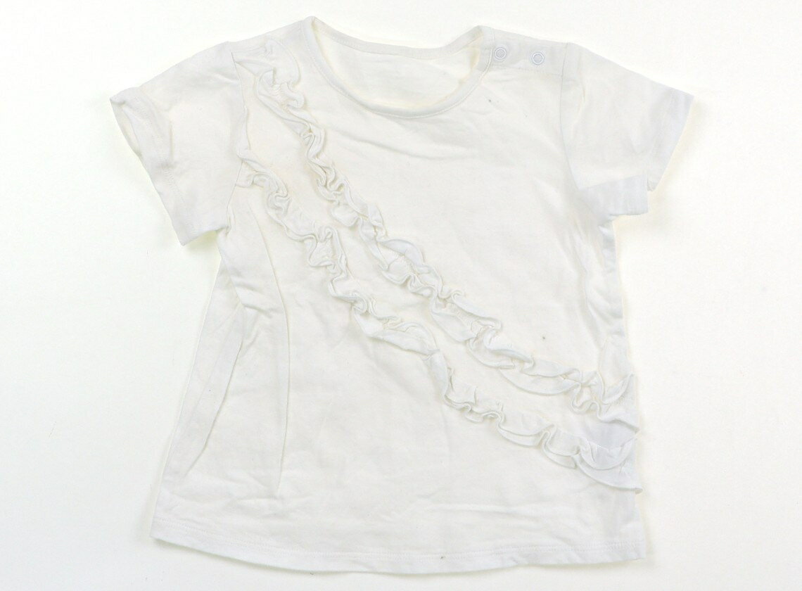 コムサフォセット COMME CA FOSSETTE Tシャツ・カットソー 90 女の子 ホワイト 子供服 ベビー服 キッズ アウトレット ユーズド 【中古】キッズ・ベビー・マタニティ