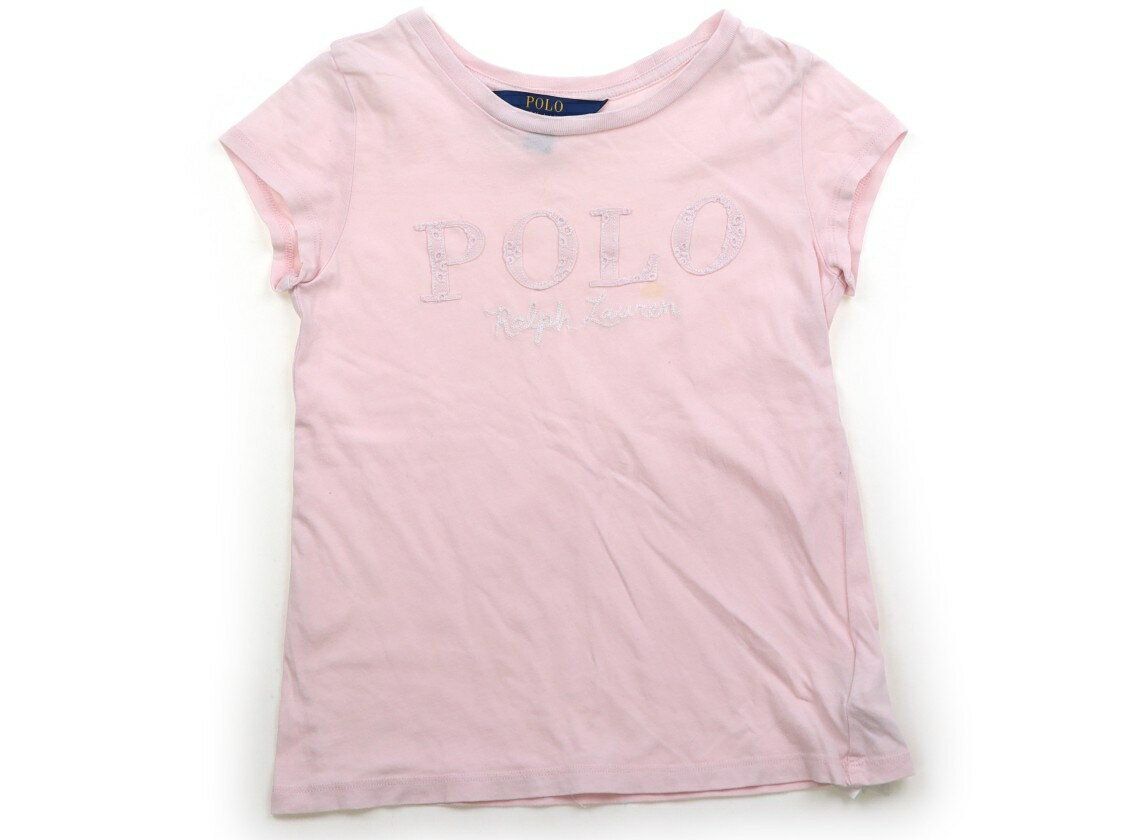 ポロラルフローレン POLO RALPH LAUREN Tシャツ・カットソー 120 女の子 ライトピンク 子供服 ベビー服 キッズ アウトレット ユーズド 【中古】キッズ・ベビー・マタニティ