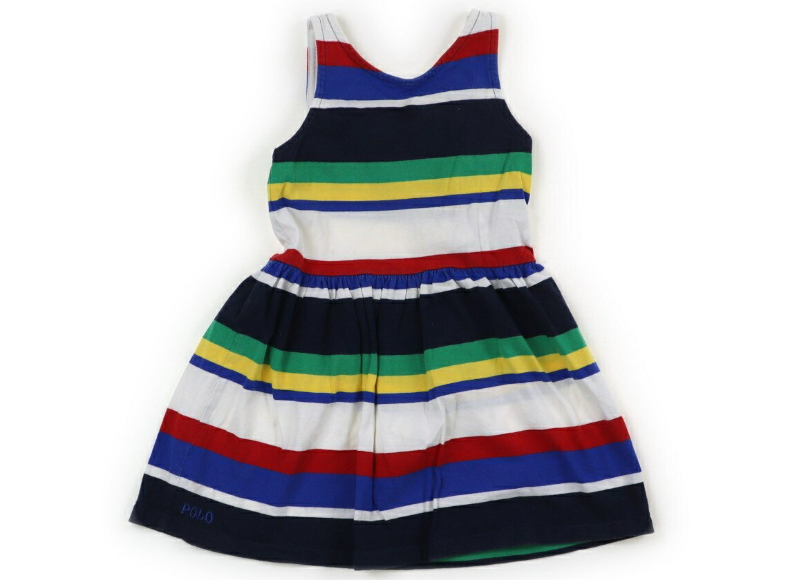 ポロラルフローレン POLO RALPH LAUREN ワンピース 100 女の子 カラフルボーダー 子供服 ベビー服 キッズ アウトレット ユーズド 【中古】キッズ・ベビー・マタニティ