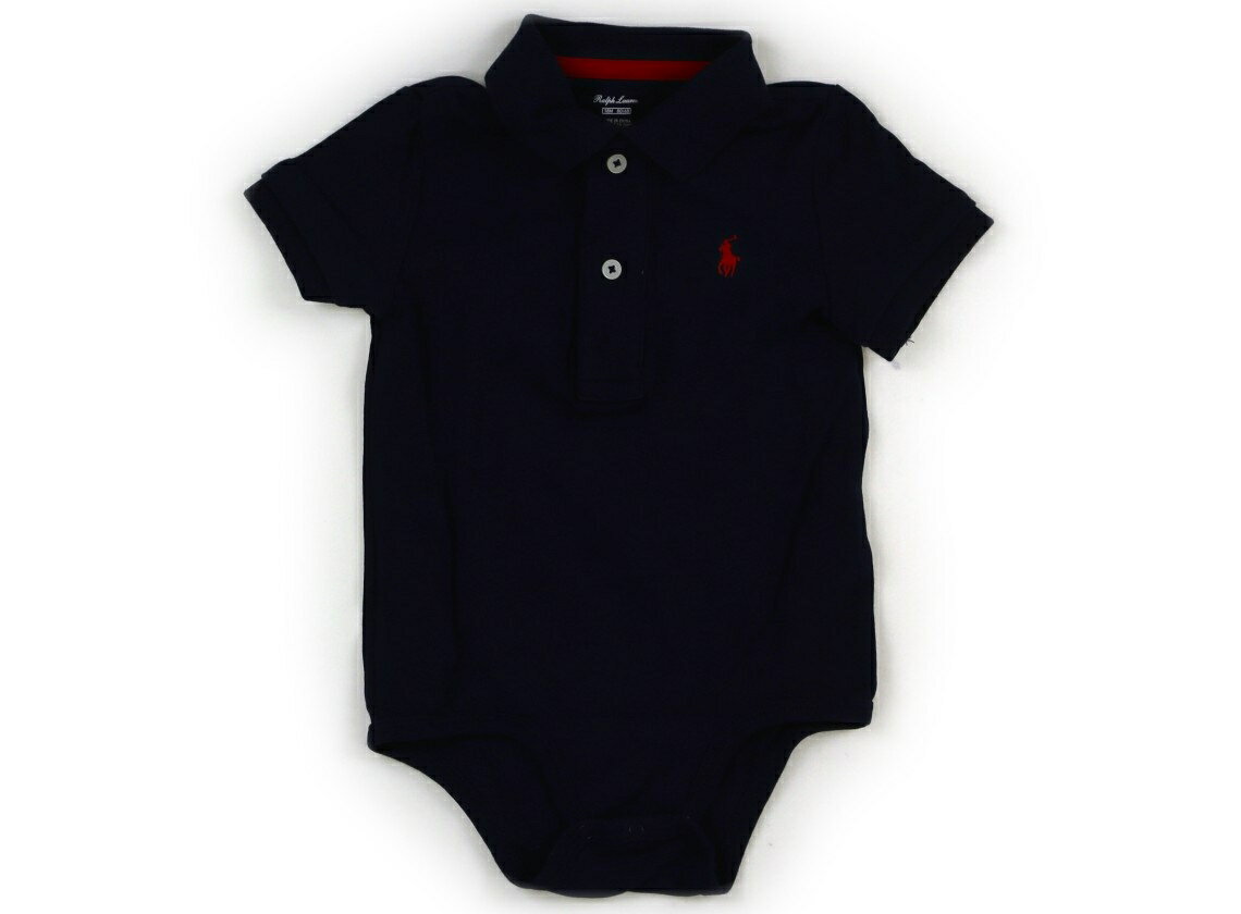 ポロラルフローレン POLO RALPH LAUREN ロンパース 80 男の子 紺、赤 子供服 ベビー服 キッズ アウトレット ユーズド 【中古】キッズ・ベビー・マタニティ
