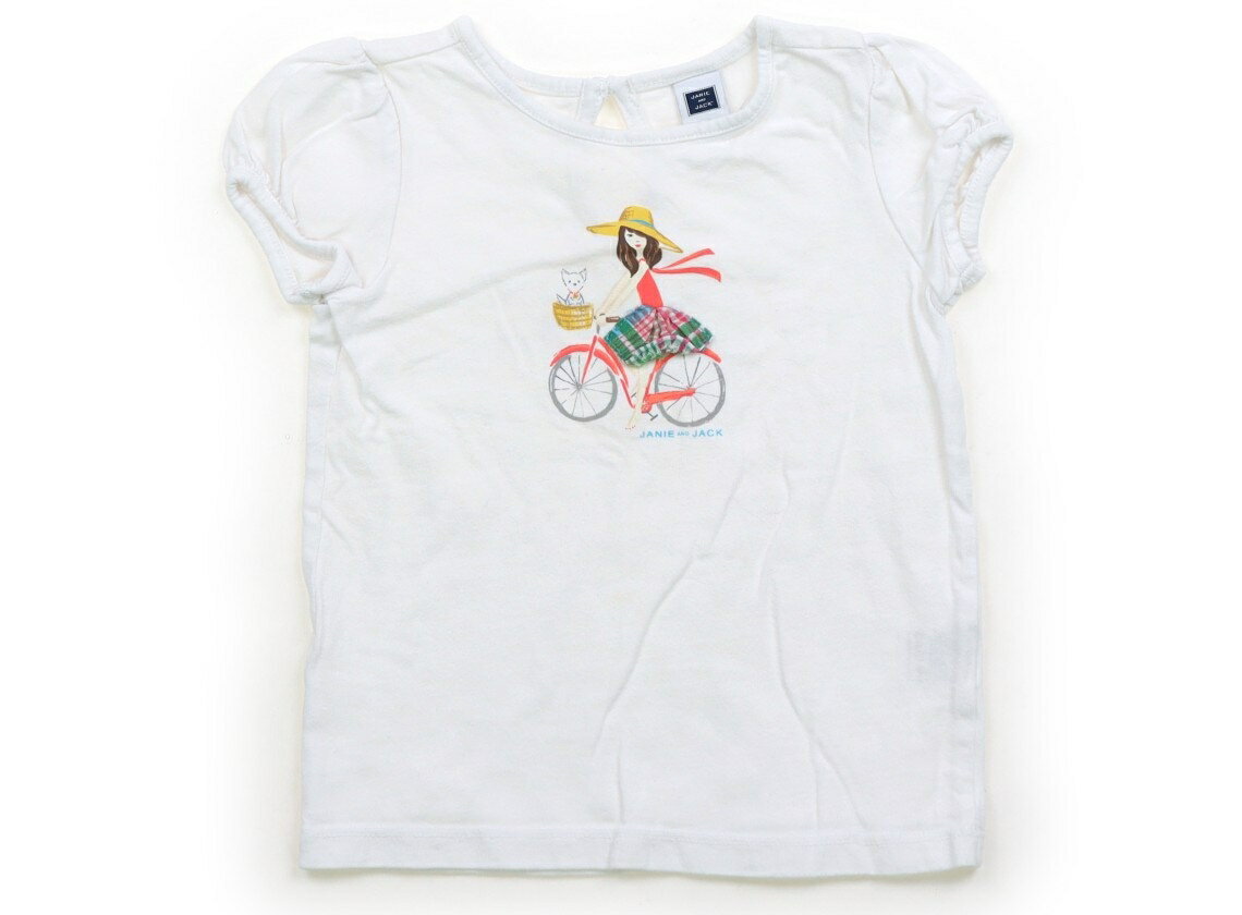 ジャニー＆ジャック Janie & Jack Tシャツ・カットソー 80 女の子 白 子供服 ベビー服 キッズ アウトレット ユーズド 【中古】キッズ・ベビー・マタニティ
