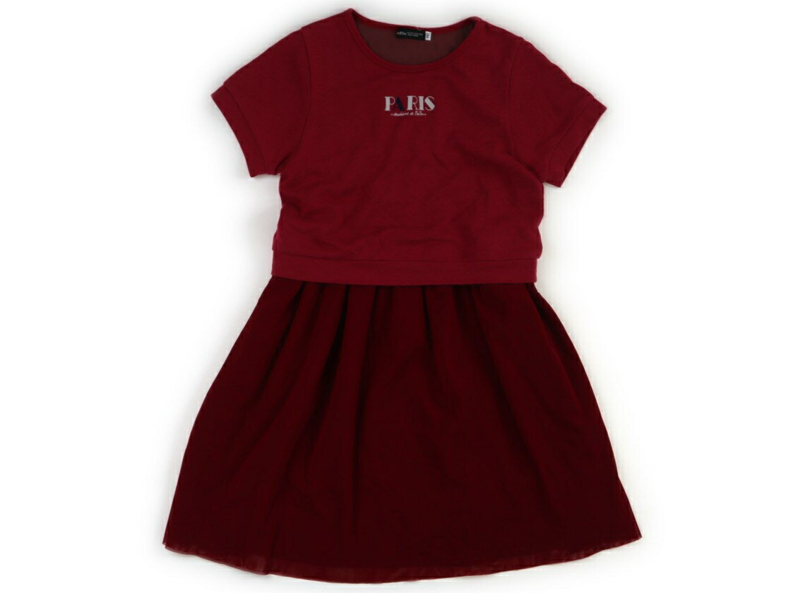 べべ BeBe ワンピース 140 女の子 赤紫 子供服 ベビー服 キッズ アウトレット ユーズド 【中古】キッズ・ベビー・マタニティ