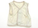ハッカ HAKKA ベビーベスト 60 女の子 クリームホワイト 子供服 ベビー服 キッズ アウトレット ユーズド 【中古】キッズ・ベビー・マタニティ