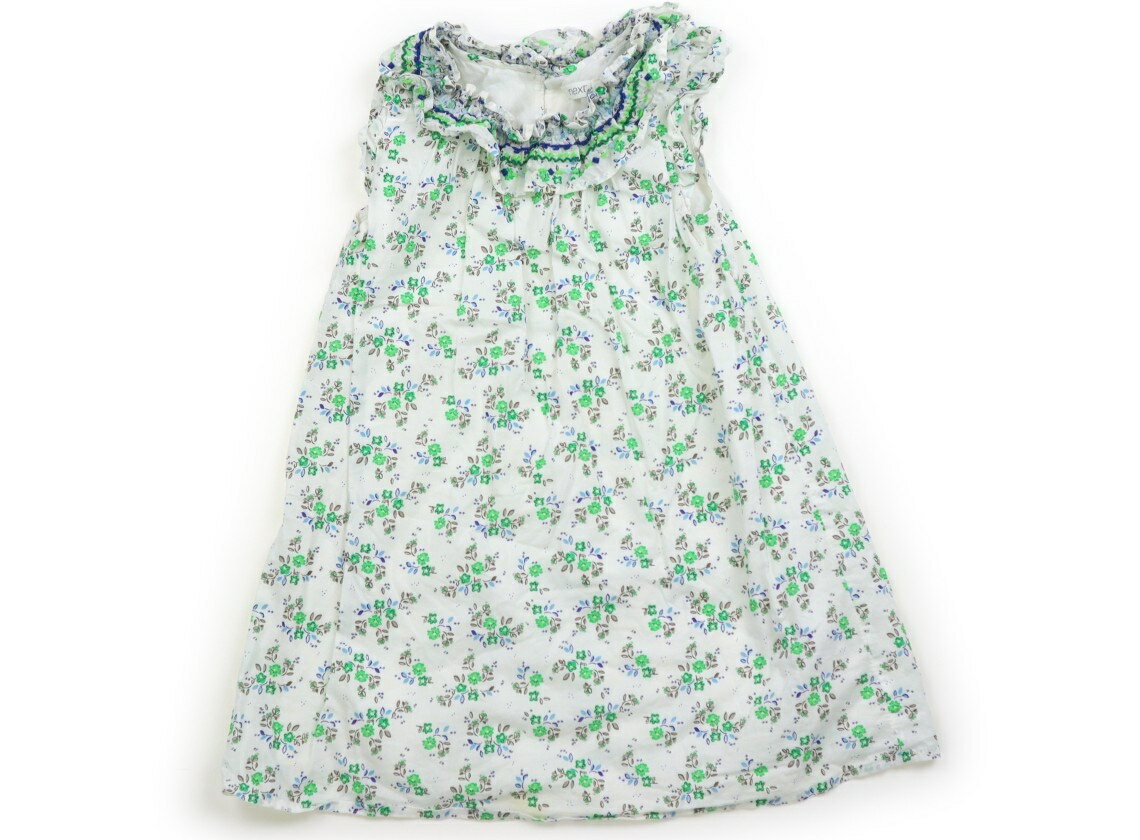 　ブランド 　NEXT(ネクスト) 　カテゴリー 　ワンピース 　サイズ 　100サイズ 　色 　オフホワイト・グリーン他・総柄 　状態 　★★★ 　記名 　なし 　ジャンル 　Girl ブラウス地。裏地付き。後ろボタン開き。実際のサイズ表...