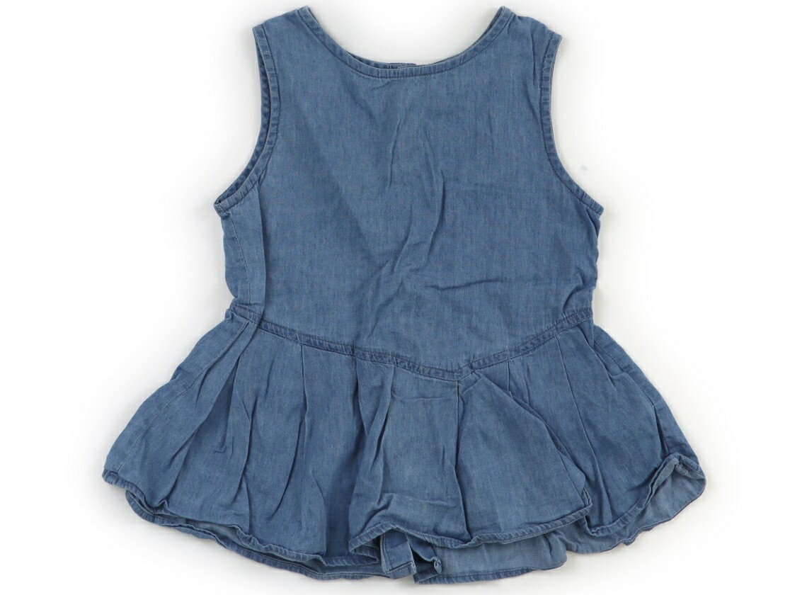 プティマイン petit main ワンピース 120 女の子 ライトブルー 子供服 ベビー服 キッズ アウトレット ユーズド 【中古】キッズ・ベビー・マタニティ