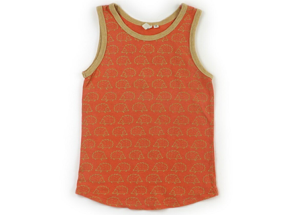 Lagom Tank Top/Camisole, Size 110, Girls, Coral, Mustard, Hedgehog, Children's Clothing, Baby Clothes, Kids, Outlet, Used [Pre-owned] Kids, Baby, Maternity