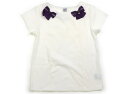 アナスイ ANNA SUI Tシャツ・カットソー 160 女の子 白、紫、リボン 子供服 ベビー服 キッズ アウトレット ユーズド 【中古】キッズ・ベビー・マタ...