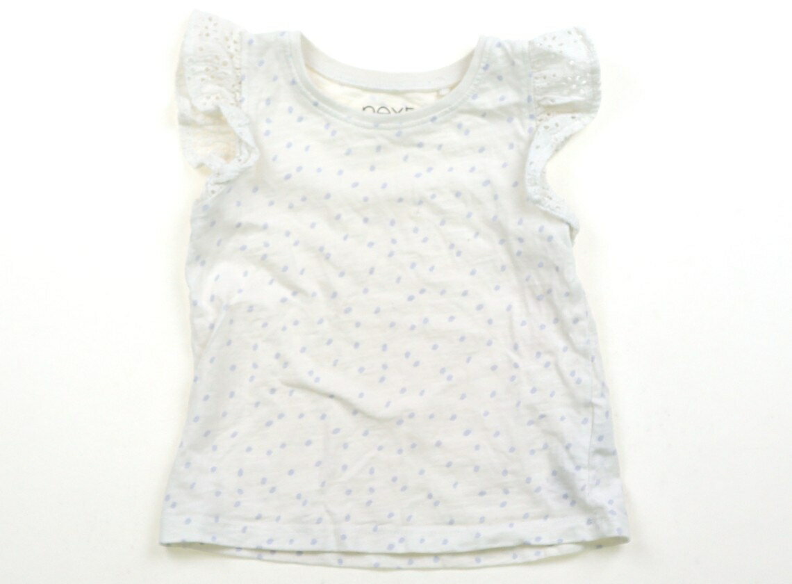 ネクスト NEXT Tシャツ・カットソー 80 女の子 ホワイト・総柄 子供服 ベビー服 キッズ アウトレット ユーズド 【中古】キッズ・ベビー・マタニティ