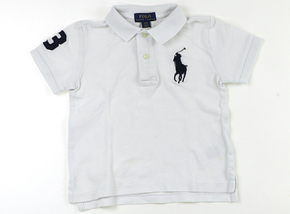 ポロラルフローレン POLO RALPH LAUREN ポロシャツ 90 男の子 白紺 子供服 ベビー服 キッズ アウトレット ユーズド 【中古】キッズ・ベビー・マタニティ