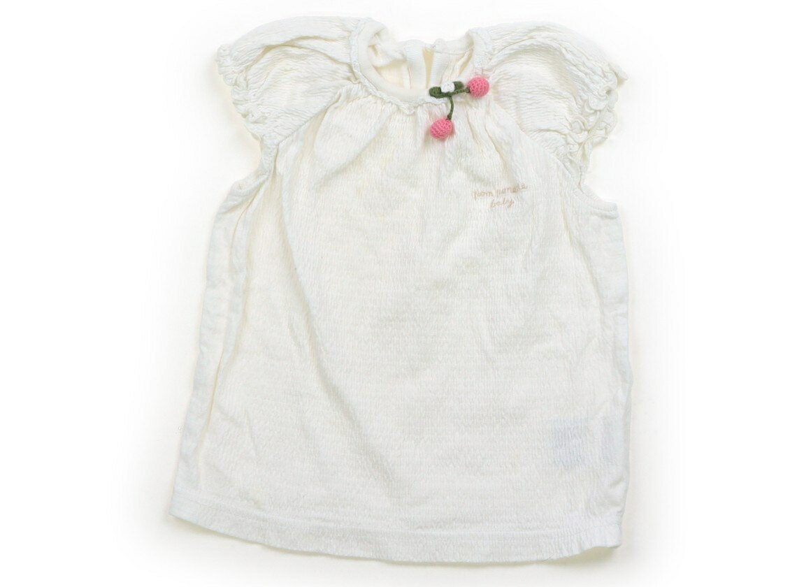 Rakuten - ポンポネット pom ponette Tシャツ・カットソー 90 女の子 オフホワイト 子供服 ベビー服 キッズ アウトレット ユーズド 【中古】キッズ・ベビー・マタニティ