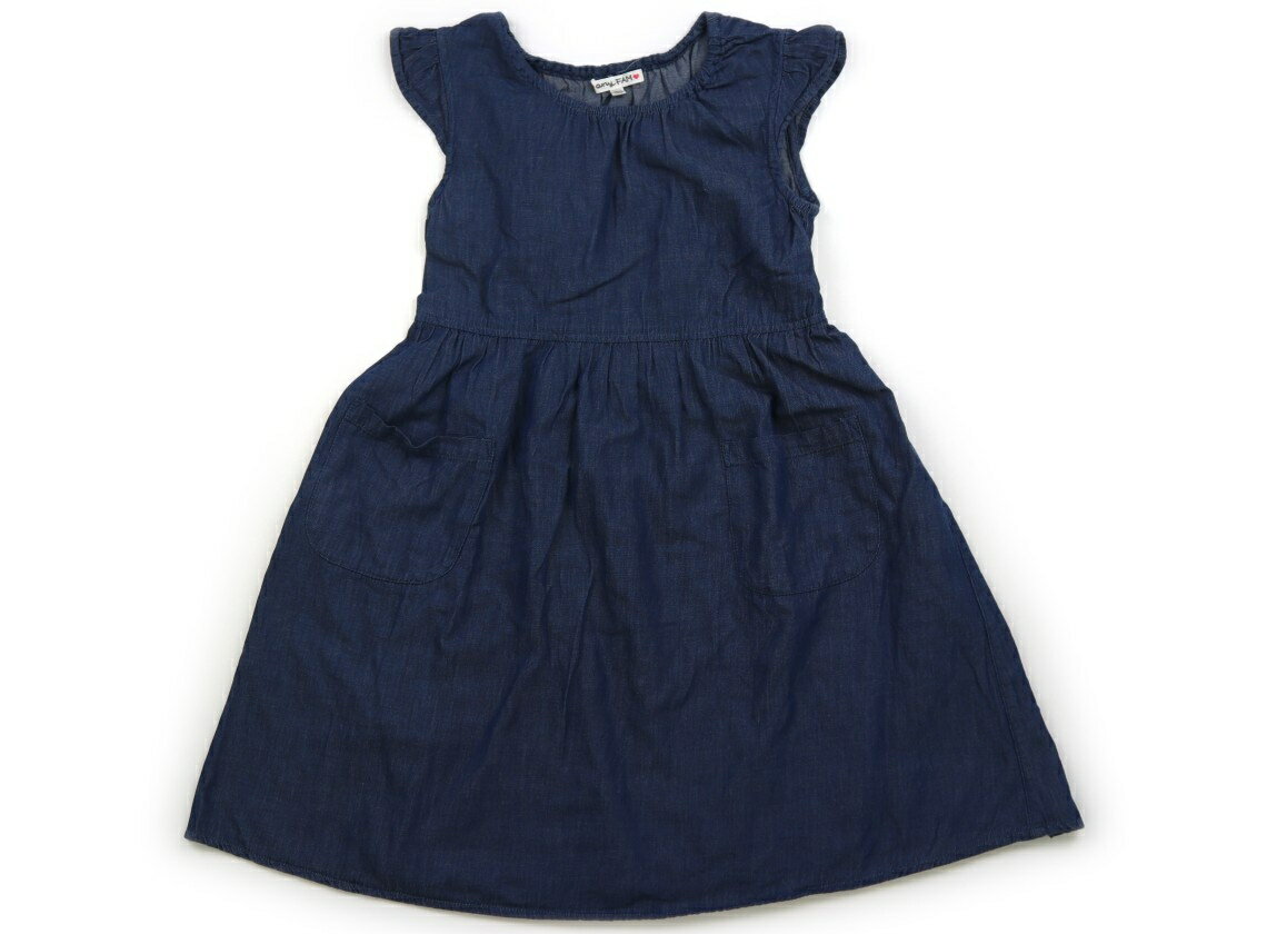 エニィファム anyFAM ワンピース 130 女の子 ブルー 子供服 ベビー服 キッズ アウトレット ユーズド 【中古】キッズ・ベビー・マタニティ