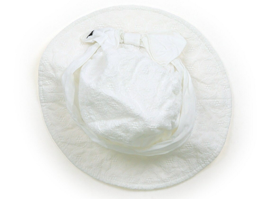 ブリーズ BREEZE 帽子 Hat/Cap 女の子 白、リボン 子供服 ベビー服 キッズ アウトレット ユーズド 【中..