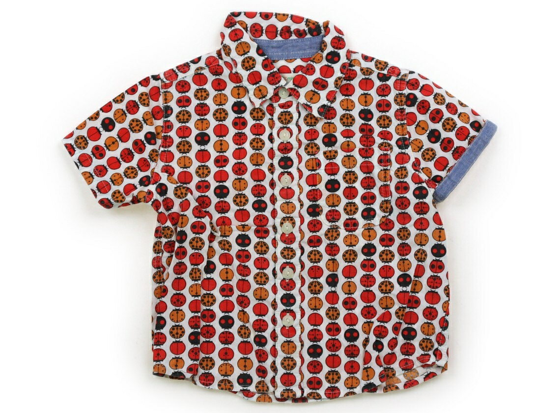 ビームス BEAMS シャツ・ブラウス 90 男の子 オフホワイト地・てんとう虫 子供服 ベビー服 キッズ アウトレット ユーズド 【中古】キッズ・ベビー・マタニティ