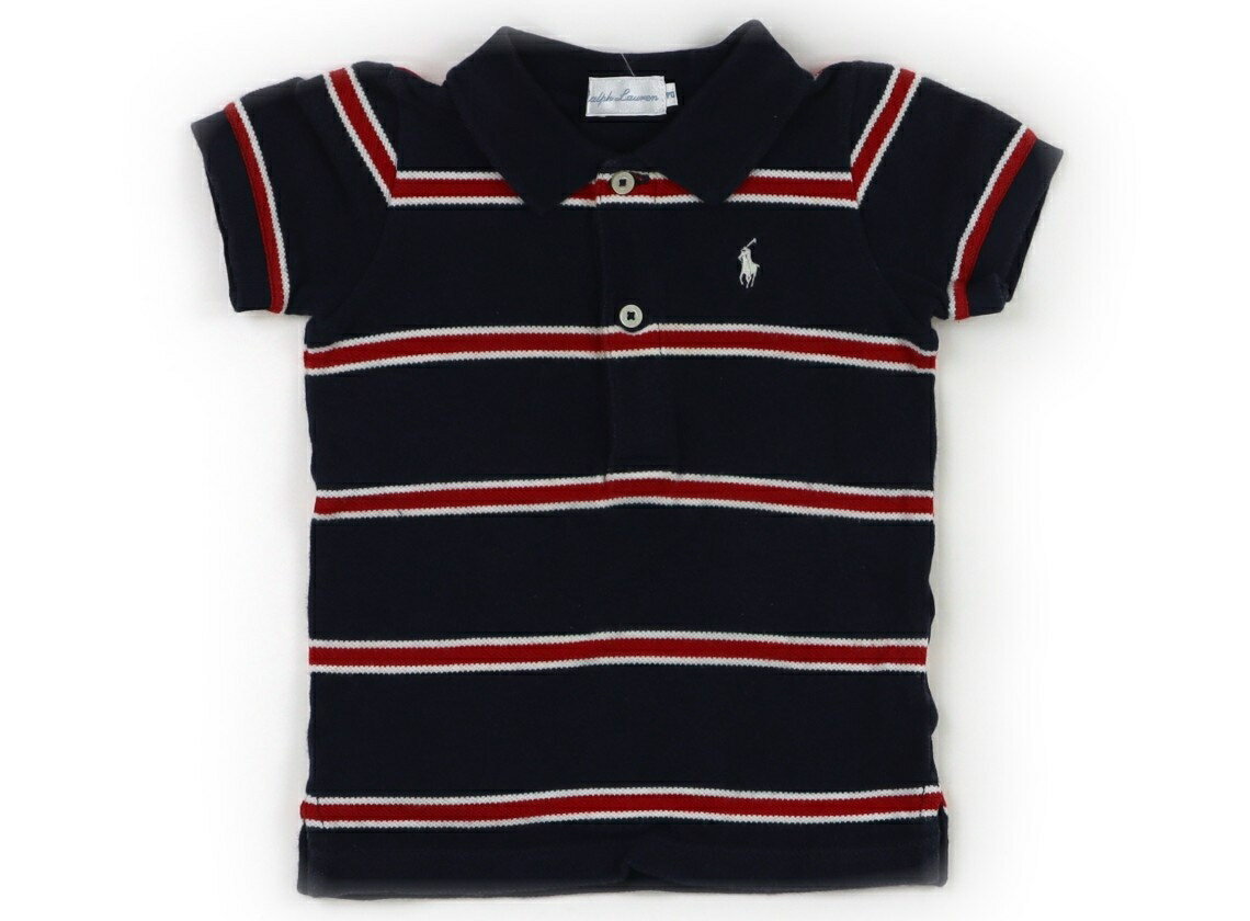 ラルフローレン Ralph Lauren ポロシャツ 70 男の子 ネイビー　ボーダー 子供服 ベビー服 キッズ アウトレット ユーズド 【中古】キッズ・ベビー・マタニティ