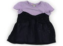 エニィファム anyFAM Tシャツ・カットソー 90 女の子 ラベンダー ネイビー 子供服 ベビー服 キッズ アウトレット ユーズド 【中古】キッズ・ベビー・マタニティ(4)