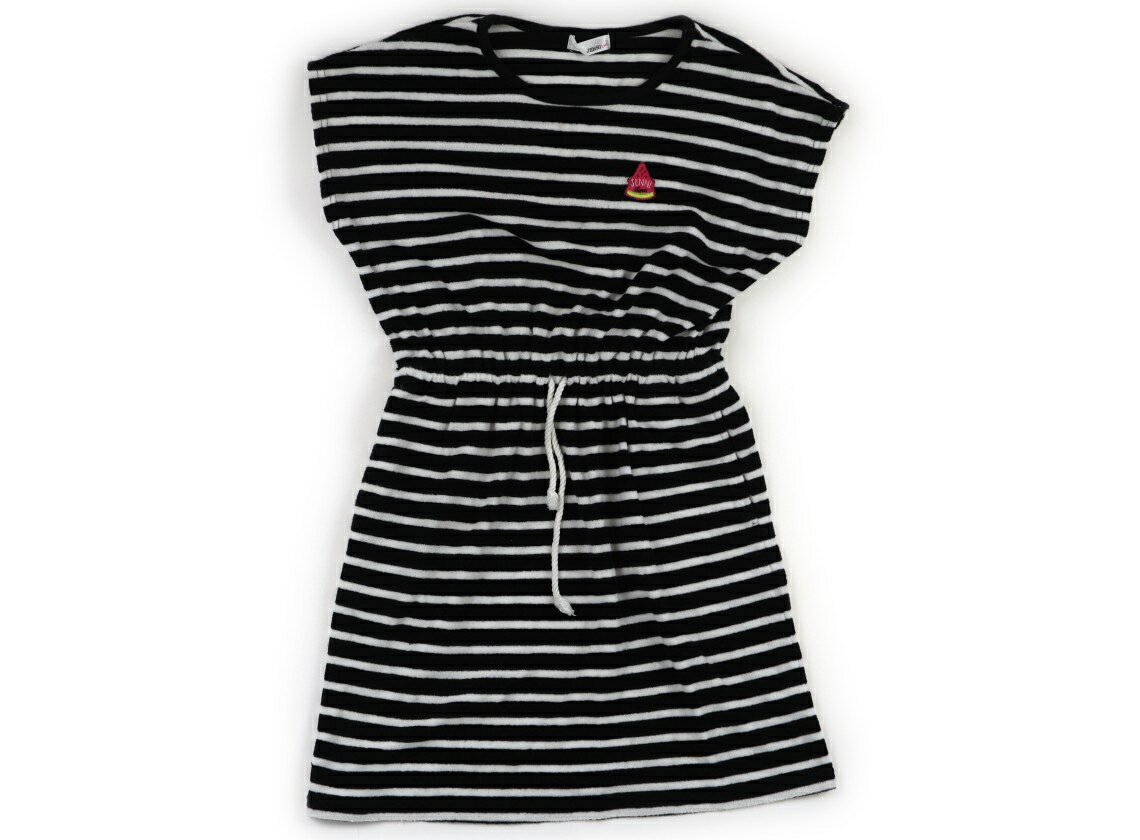 Rakuten - ジェニィ JENNI ワンピース 140 女の子 ボーダー　白黒 子供服 ベビー服 キッズ アウトレット ユーズド 【中古】キッズ・ベビー・マタニティ