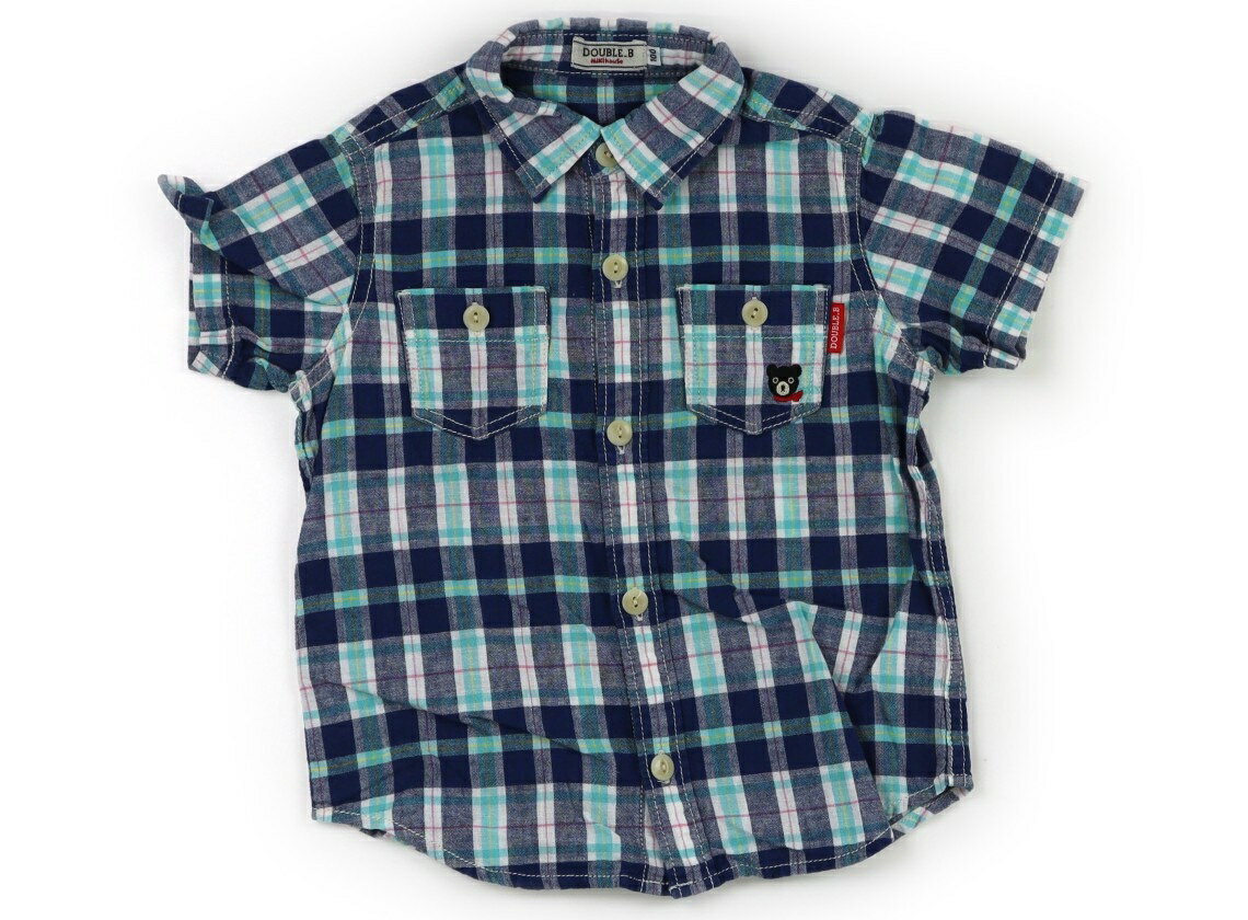 　ブランド 　Double B(ダブルB) 　カテゴリー 　シャツ・ブラウス 　サイズ 　100サイズ 　色 　ネイビー系チェック 　状態 　★★★ 　記名 　なし 　ジャンル 　Boy リネンコットン。全体的に使用感がありますが目立つ汚れはなくまだお使い頂けそうです。 ＊【状態】【サイズ】に関しての詳しい説明はこちら