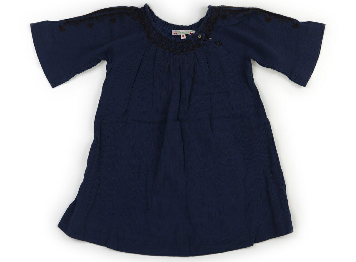 ボンポワン 子供用長袖ネイビーワンピース 8a 美品。さくらんぼ柄 楽天市場】bonpoint ボンポワン ワンピ(カラーネイビー