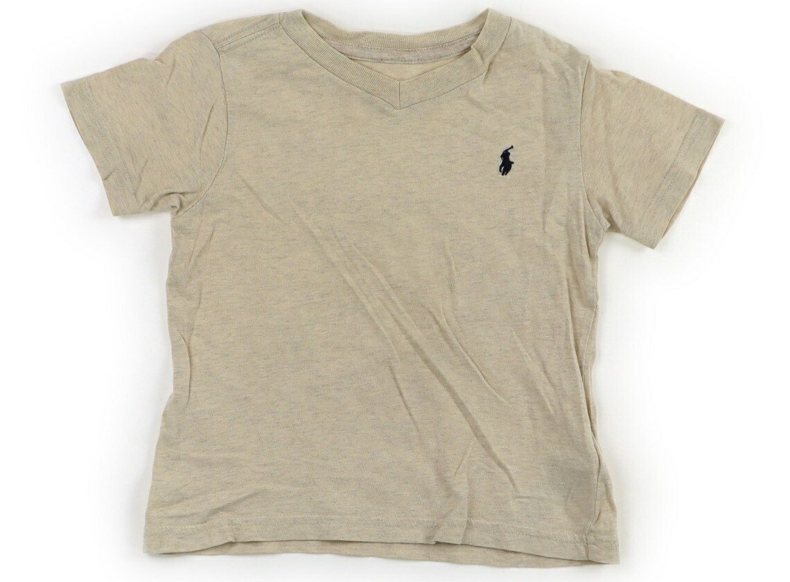 ポロラルフローレン POLO RALPH LAUREN Tシャツ・カットソー 90 男の子 ベージュ・ネイビー 子供服 ベビー服 キッズ アウトレット ユーズド 【中古】キッズ・ベビー・マタニティ