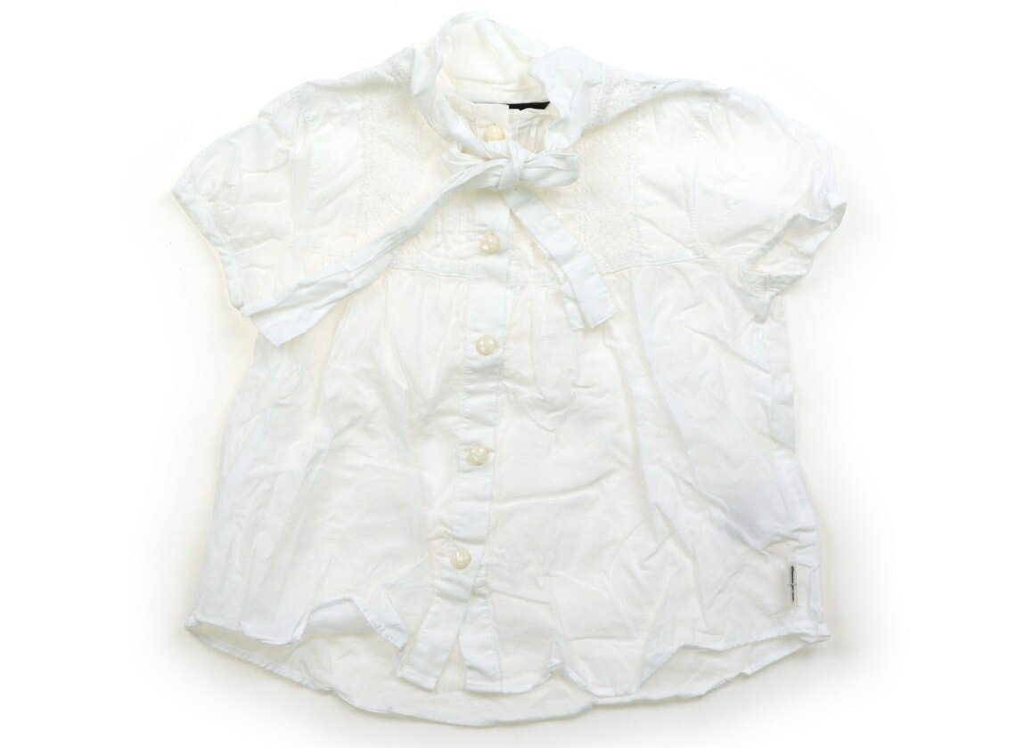コムサイズム COMME CA ISM シャツ・ブラウス 100 女の子 ホワイト 子供服 ベビー服 キッズ アウトレット ユーズド 【中古】キッズ・ベビー・マタニティ