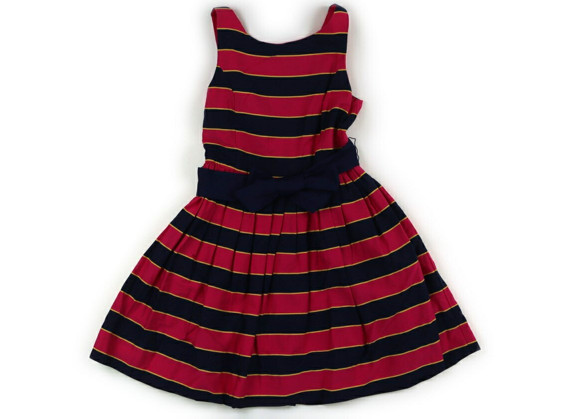 ポロラルフローレン POLO RALPH LAUREN ワンピース 140 女の子 ピンク、紺 子供服 ベビー服 キッズ アウトレット ユーズド 【中古】キッズ・ベビー・マタニティ