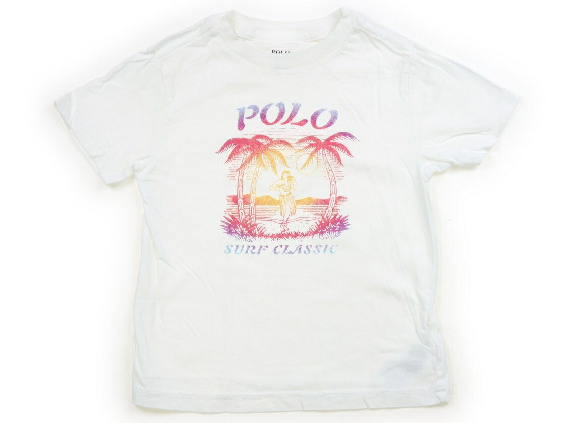 ポロラルフローレン POLO RALPH LAUREN Tシャツ・カットソー 110 男の子 ホワイト・ハワイアン 子供服 ベビー服 キッズ アウトレット ユーズド 【中古】キッズ・ベビー・マタニティ