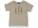 べべ BeBe Tシャツ・カットソー 120 女の子 クリーム・オフホワイト 子供服 ベビー服 キッズ アウトレット ユーズド 【中古】キッズ・ベビー・マタニティ