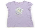エニィファム anyFAM Tシャツ・カットソー 130 女の子 ライトパープル 子供服 ベビー服 キッズ アウトレット ユーズド 【中古】キッズ・ベビー・マタニティ(4)