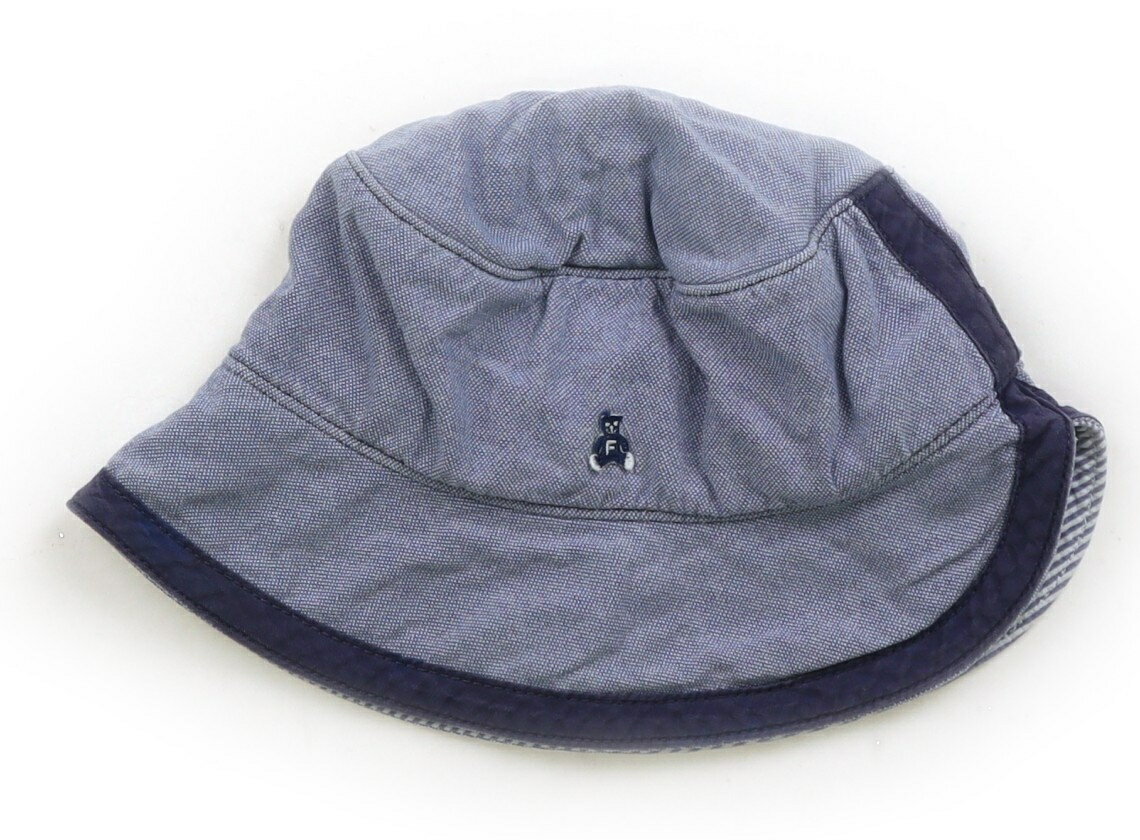 ファミリア familiar 帽子 Hat/Cap 女の子 ブルー、ストライプ 子供服 ベビー服 キッズ アウトレット ユーズド 【中古】キッズ・ベビー・マタニティ