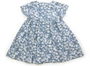 ブリーズ BREEZE ワンピース 110 女の子 ブルー、花柄 子供服 ベビー服 キッズ アウトレット ユーズド 【中古】キッズ・ベビー・マタニティ(4)