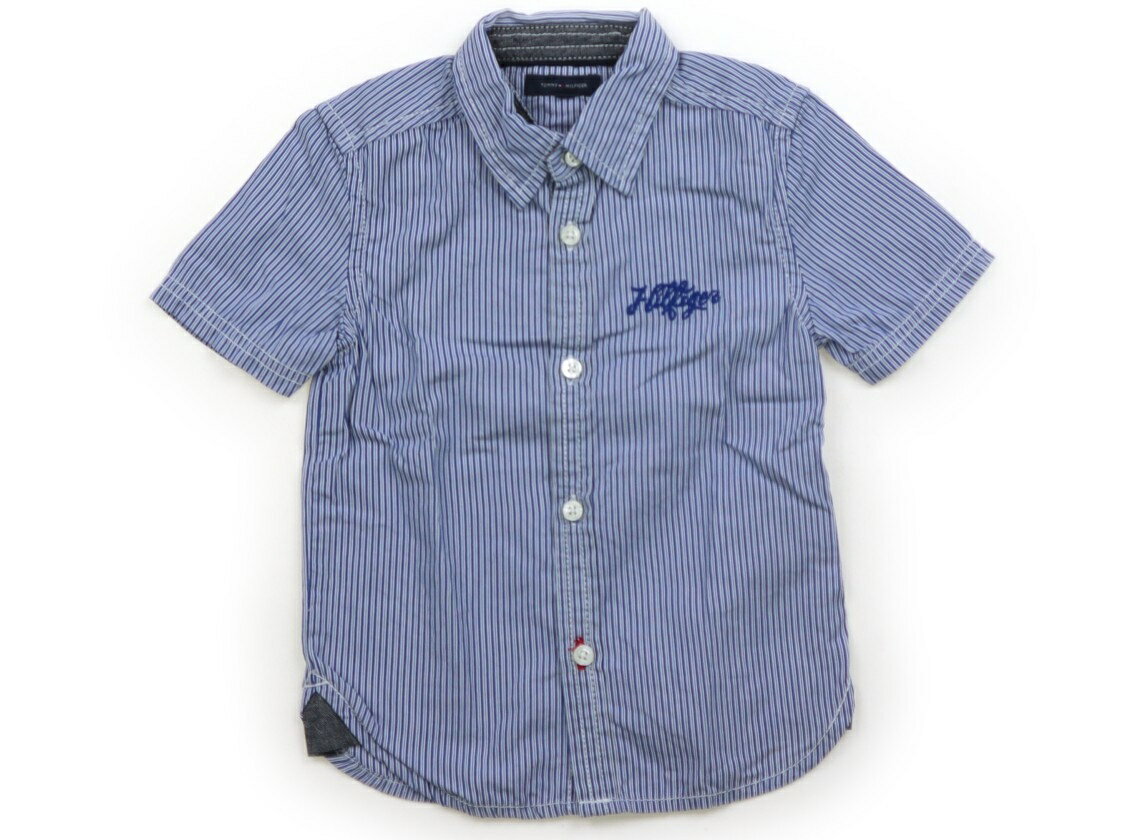 トミーヒルフィガー Tommy Hilfiger シャツ・ブラウス 80 男の子 青白 子供服 ベビー服 キッズ アウトレット ユーズド 【中古】キッズ・ベビー・マタニティ