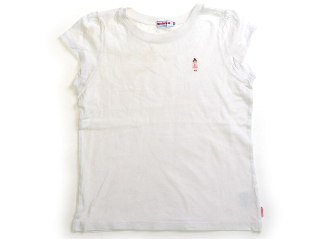 　ブランド 　miki HOUSE(ミキハウス) 　カテゴリー 　Tシャツ・カットソー 　サイズ 　130サイズ 　色 　白 　状態 　★★（返品不可） 　記名 　なし 　ジャンル 　Girl やや洗いざらし感と、胸に薄茶 の汚れがいくつかあります。 ＊【状態】【サイズ】に関しての詳しい説明はこちら