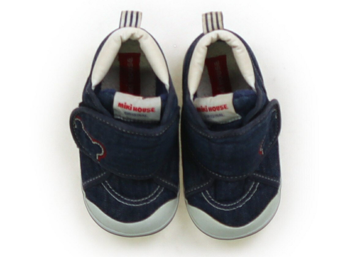 ミキハウス miki HOUSE スニーカー 靴13cm〜 男の子 インディゴ 子供服 ベビー服 キッズ アウトレット ユーズド 【中古】キッズ・ベビー・マタニティ