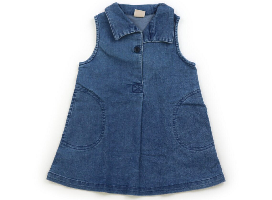 Rakuten - プティマイン petit main ワンピース 80 女の子 ブルー 子供服 ベビー服 キッズ アウトレット ユーズド 【中古】キッズ・ベビー・マタニティ