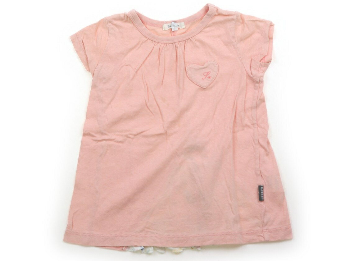 セラフ Seraph Tシャツ・カットソー 100 女の子 ピンク 子供服 ベビー服 キッズ アウトレット ユーズド 【中古】キッズ・ベビー・マタニティ