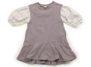 プティマイン petit main ワンピース 80 女の子 グレージュ・ベージュ 子供服 ベビー服 キッズ アウトレット ユーズド 【中古】キッズ・ベビー・マタニティ(4)