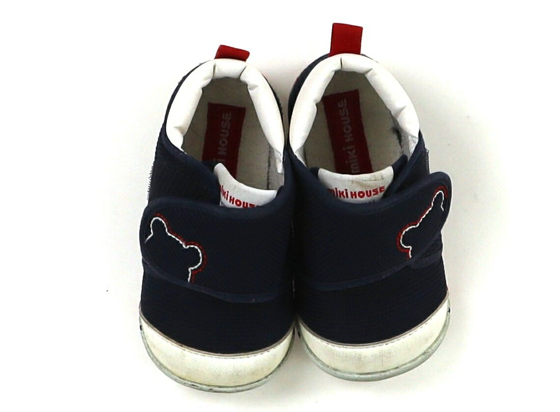 ミキハウス miki HOUSE スニーカー 靴12cm〜 男の子 ネイビー 子供服 ベビー服 キッズ アウトレット ユーズド 【中古】キッズ・ベビー・マタニティ