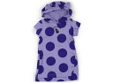 アナスイ ANNA SUI ワンピース 90 女の子 紫ドット・クロネコ 子供服 ベビー服 キッズ アウトレット ユーズド 【中古】キッズ・ベビー・マタニティ