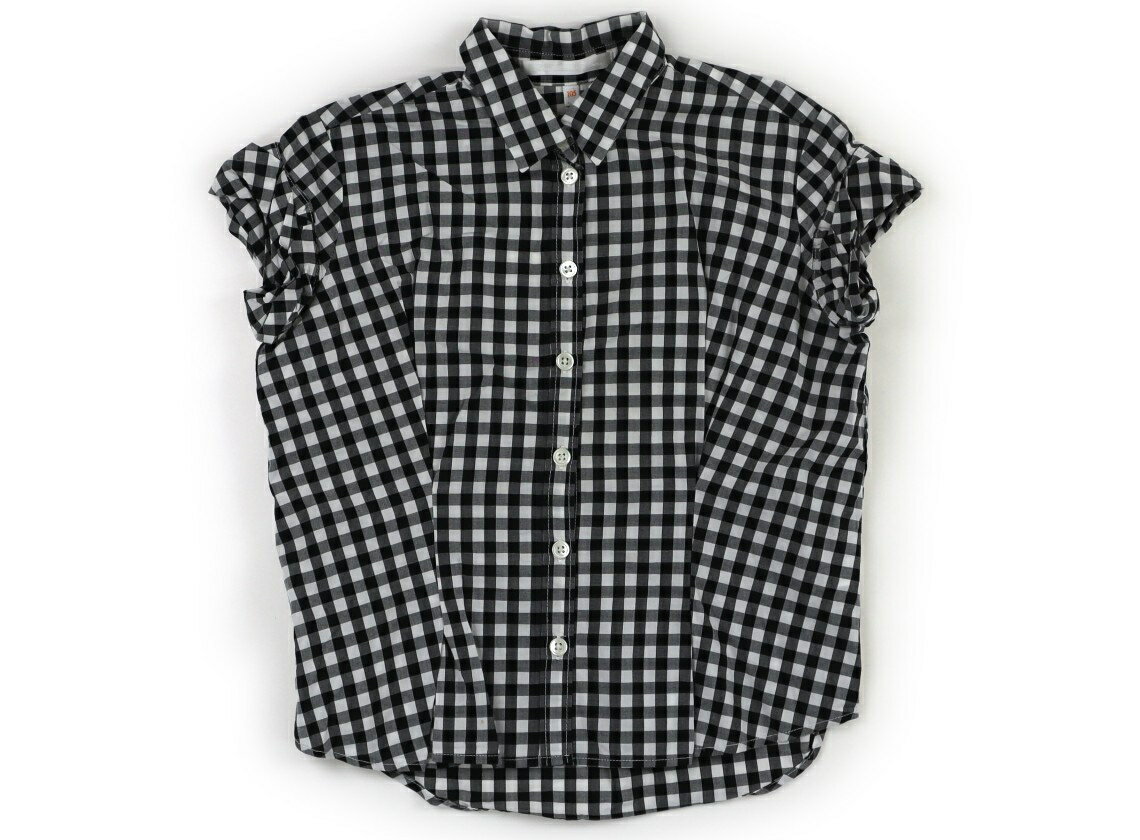 アーバンリサーチドアーズ URBAN RESEARCH DOORS シャツ・ブラウス 100 女の子 黒白チェック 子供服 ベビー服 キッズ アウトレット ユーズド 【中古】キッズ・ベビー・マタニティ
