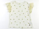 アプレレクール apres les cours Tシャツ・カットソー 120 女の子 白、クリーム、花 子供服 ベビー服 キッズ アウトレット ユーズド 【中古】キッズ・ベビー・マタニティ