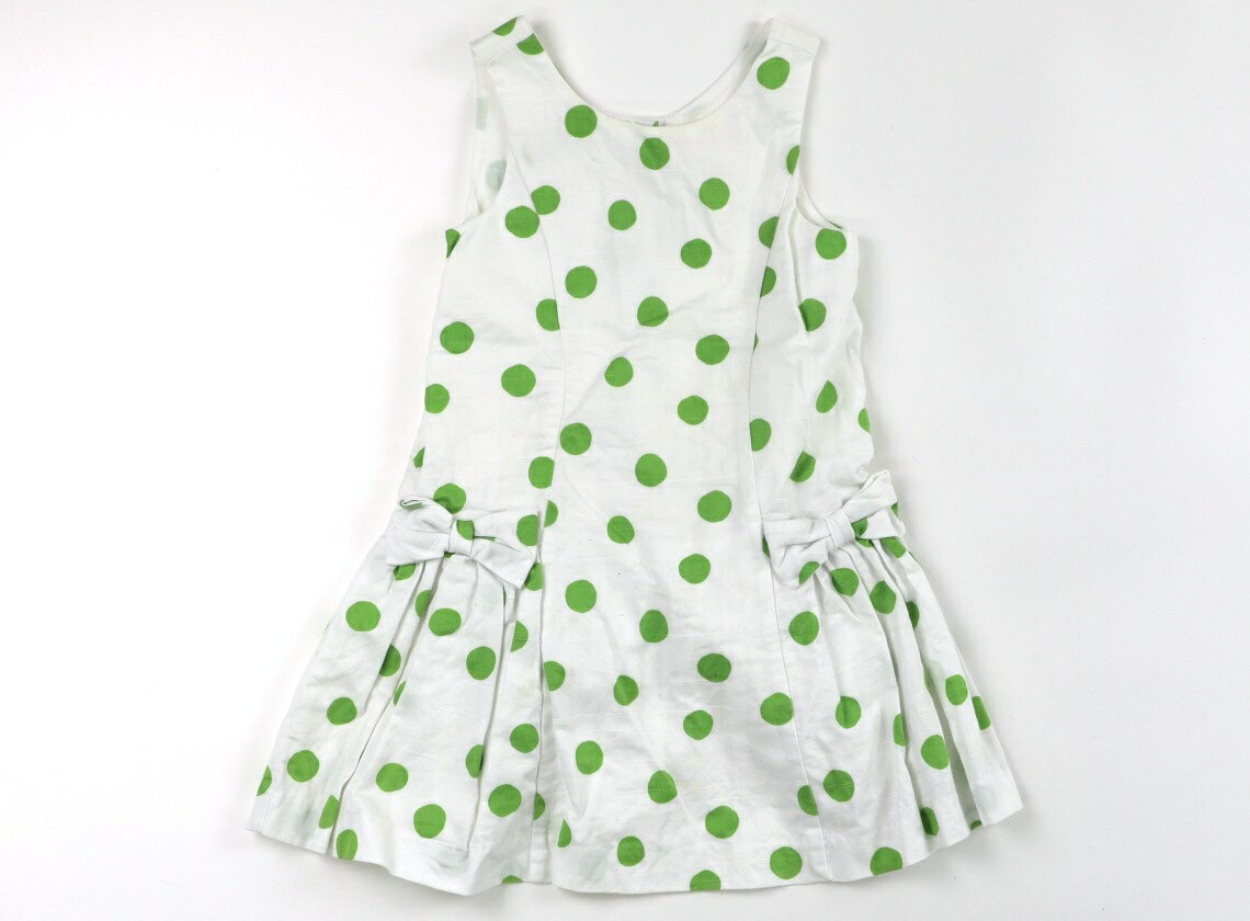 Rakuten - ジャニー＆ジャック Janie & Jack ワンピース 90 女の子 白　黄緑　ドット 子供服 ベビー服 キッズ アウトレット ユーズド 【中古】キッズ・ベビー・マタニティ