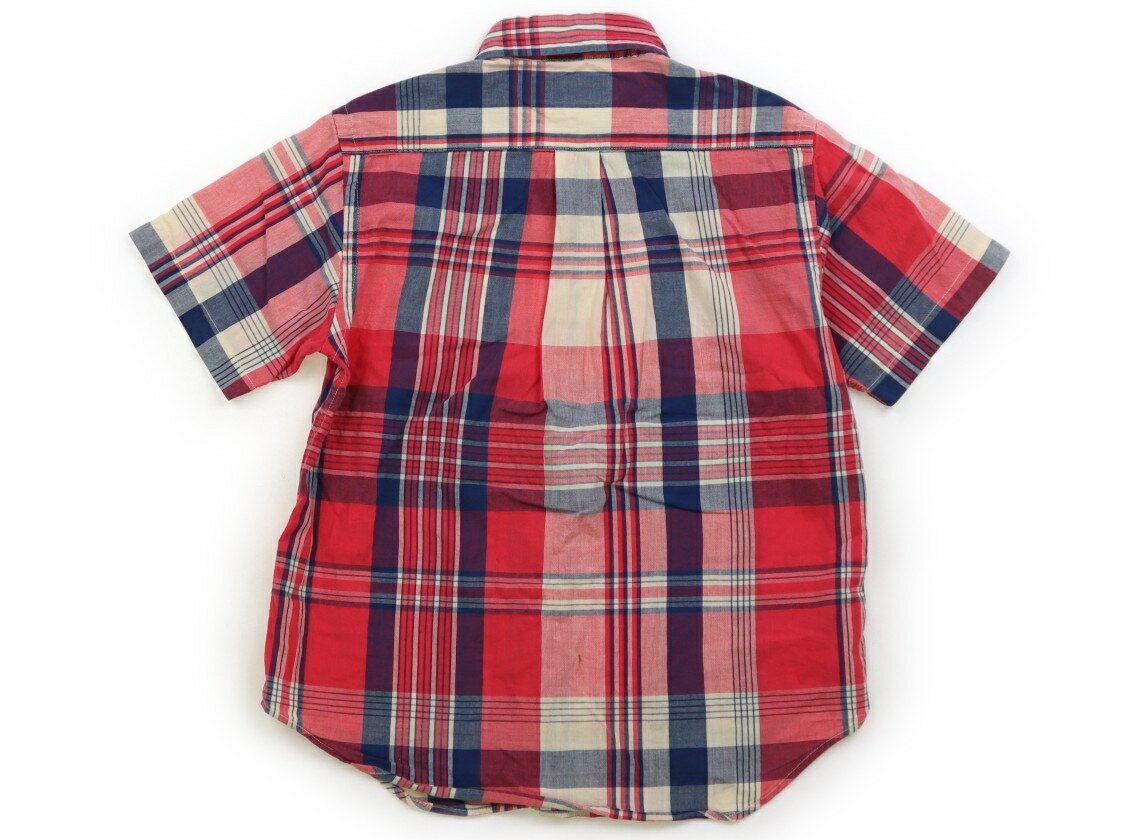ラルフローレン Ralph Lauren シャツ・ブラウス 120 男の子 ピンク、紺、チェック 子供服 ベビー服 キッズ アウトレット ユーズド 【中古】キッズ・ベビー・マタニティ 2