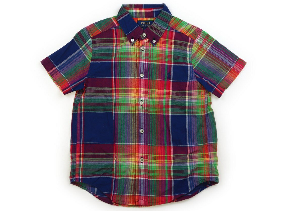 ポロラルフローレン POLO RALPH LAUREN シャツ・ブラウス 120 男の子 青、ピンク、緑、チェック 子供服 ベビー服 キッズ アウトレット ユーズド 【中古】キッズ・ベビー・マタニティ