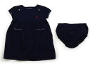 ラルフローレン Ralph Lauren ワンピース 90 女の子 ネイビー 子供服 ベビー服 キッズ アウトレット ユーズド 【中古】キッズ・ベビー・マタニティ(4)