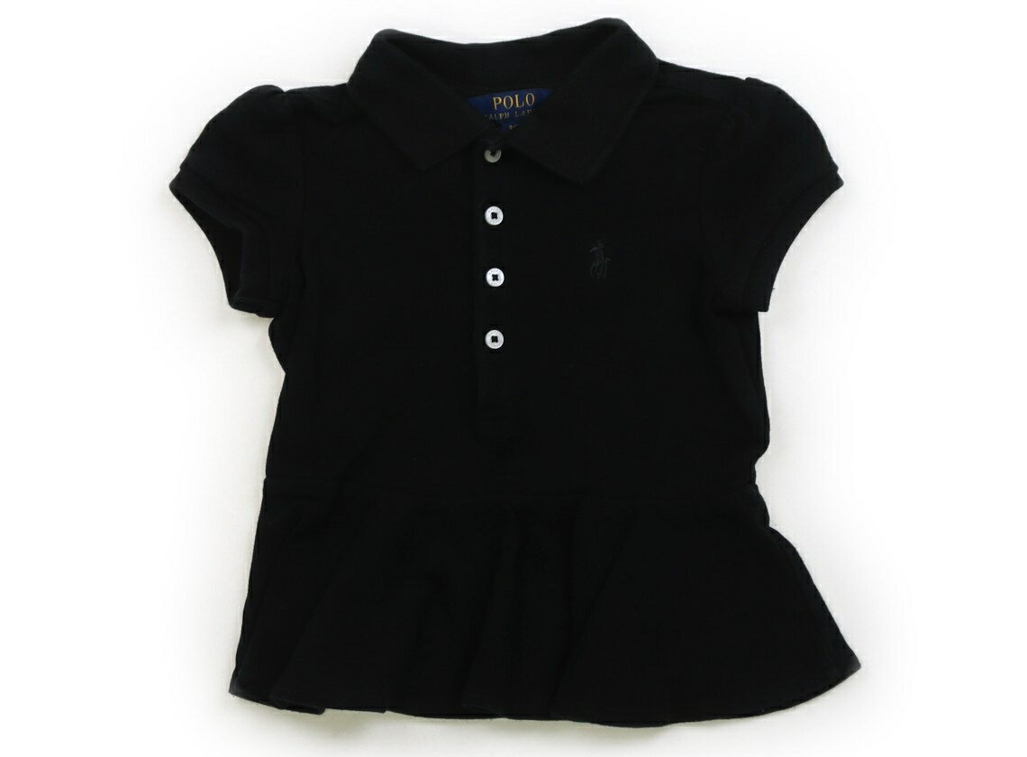 ポロラルフローレン POLO RALPH LAUREN ポロシャツ 90 女の子 ブラック 子供服 ベビー服 キッズ アウトレット ユーズド 【中古】キッズ・ベビー・マタニティ