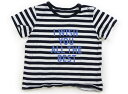 コムサイズム COMME CA ISM Tシャツ・カットソー 90 男の子 紺白ボーダー 子供服 ベビー服 キッズ アウトレット ユーズド 【中古】キッズ・ベビー・マタニティ(4)