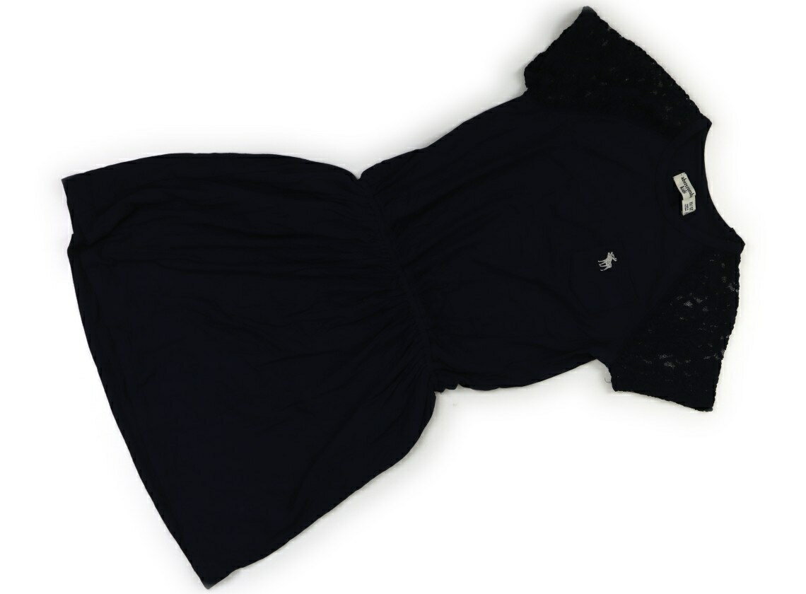 アバクロ Abercrombie ワンピース 140 女の子 ネイビー 子供服 ベビー服 キッズ アウトレット ユーズド 【中古】キッズ・ベビー・マタニティ