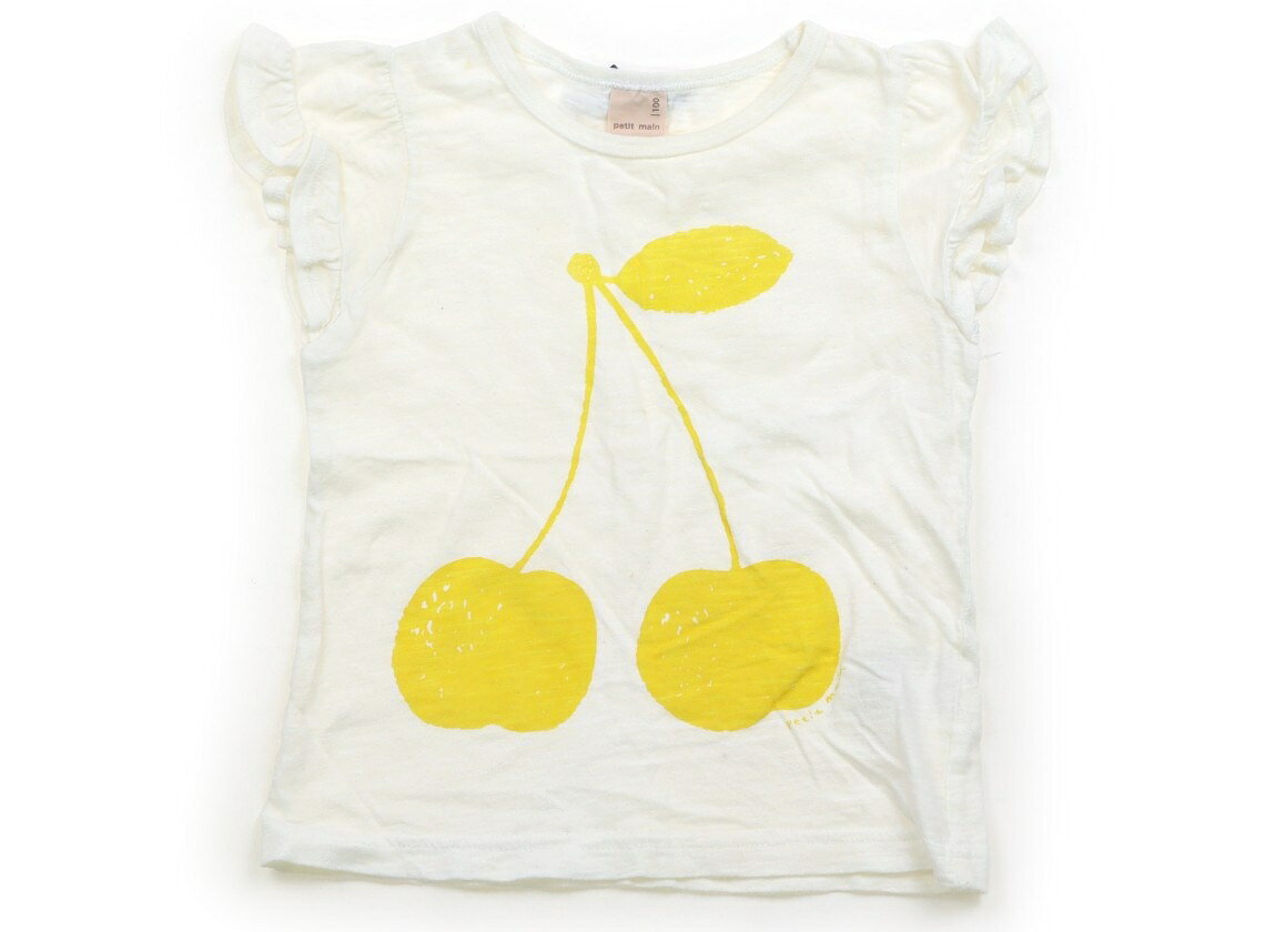 　ブランド 　petit main(プティマイン) 　カテゴリー 　Tシャツ・カットソー 　サイズ 　100サイズ 　色 　オフホワイト・さくらんぼ柄 　状態 　★★★ 　記名 　なし 　ジャンル 　Girl 全体に小さな汚れが点在しています。普段使いにいかがでしょうか。 ＊【状態】【サイズ】に関しての詳しい説明はこちら